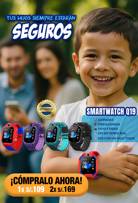 Smartwatch para niños Q19 - con chip⚡